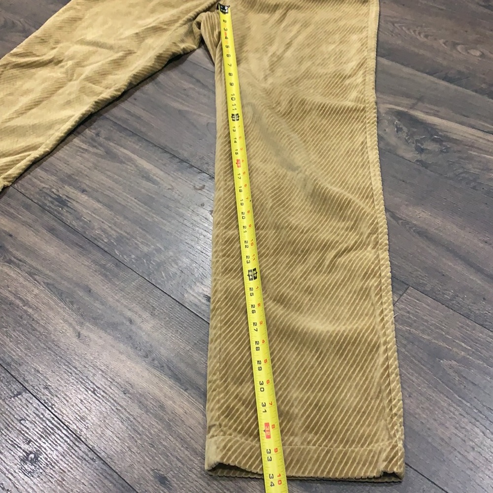 VALENTINO Jeans Corduroy Size XXL Waist 38 Inches (54 Euro) Color Tan/Brown - Picture 9 of 11